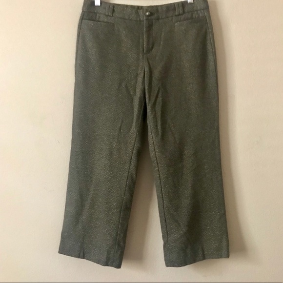 BANANA REPUBLIC Olive Logan Crop Pants - Picture 3 of 8